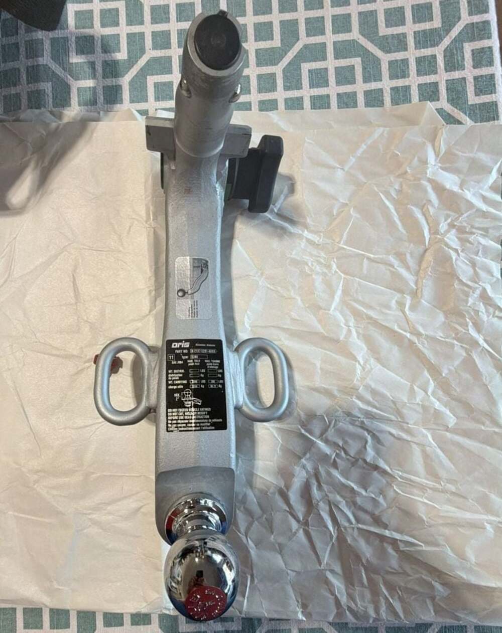 Oris Detachable Tow Ball Hitch N-21X7-E291-AXXX